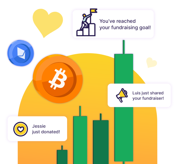 P2P fundraiser hero | The Giving Block